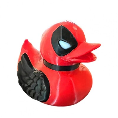 3D nyomtatott kacsa figura kis kacsa szobor szobor állatmodell autó műszerfal dekoráció könyvespolc asztali boros szekrény dekoráció