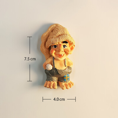 Európa Švédsko 3D magnety na chladničku, cestovný ruch, suvenír, magnety na chladničku, nálepky, kolekcia remeselných dekorácií