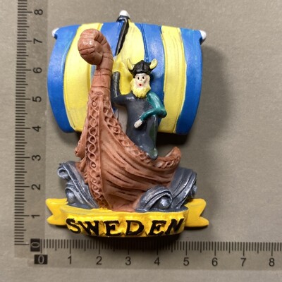 Európa Švédsko 3D magnety na chladničku, cestovný ruch, suvenír, magnety na chladničku, nálepky, kolekcia remeselných dekorácií