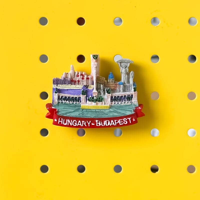 Hűtőmágnesek Budapest Magyarország Hűtőszekrény Mágneses matrica Gyanta Emléktárgy Otthoni Dekoráció Hűtőmágnes Gyerekajándékok