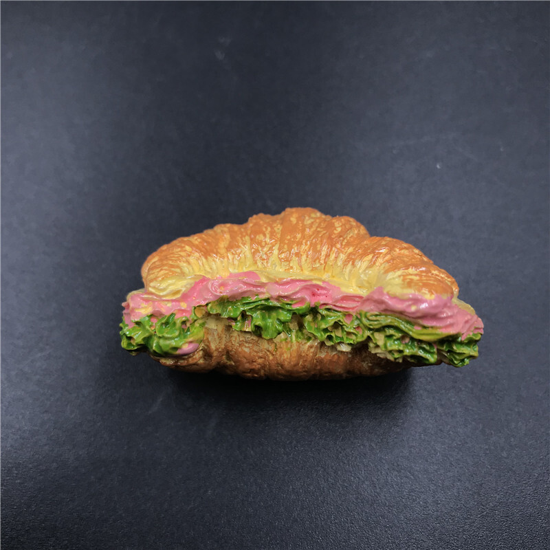 magnety na chladničku Pekingská pečená kačica pizza hotdog chlieb hamburger chladnička magnety na chladničku kreatívne jedlo remeslá zásoby