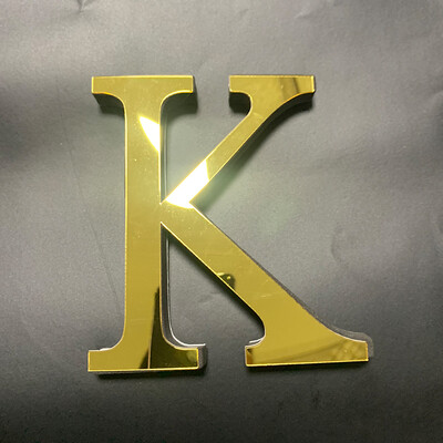 Χρυσά αγγλικά γράμματα καθρέφτης τρισδιάστατο αυτοκόλλητο τοίχου Διακόσμηση σπιτιού Φεστιβάλ Γάμου Διακόσμηση Ακρυλική Τοιχογραφία Peel & Stick Ταπετσαρία