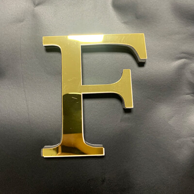 Χρυσά αγγλικά γράμματα καθρέφτης τρισδιάστατο αυτοκόλλητο τοίχου Διακόσμηση σπιτιού Φεστιβάλ Γάμου Διακόσμηση Ακρυλική Τοιχογραφία Peel & Stick Ταπετσαρία