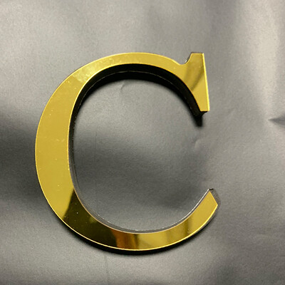 Χρυσά αγγλικά γράμματα καθρέφτης τρισδιάστατο αυτοκόλλητο τοίχου Διακόσμηση σπιτιού Φεστιβάλ Γάμου Διακόσμηση Ακρυλική Τοιχογραφία Peel & Stick Ταπετσαρία