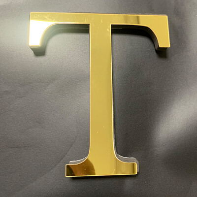 Χρυσά αγγλικά γράμματα καθρέφτης τρισδιάστατο αυτοκόλλητο τοίχου Διακόσμηση σπιτιού Φεστιβάλ Γάμου Διακόσμηση Ακρυλική Τοιχογραφία Peel & Stick Ταπετσαρία