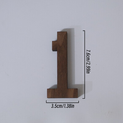 7,6 cm vysoký pixelový štýl, čierne orechové drevo, anglické písmeno, kreatívna abeceda, čísla, domáci bar, káva, svadobná hra, dekorácia v štýle hry