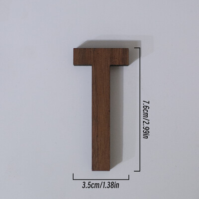 7,6 cm vysoký pixelový štýl, čierne orechové drevo, anglické písmeno, kreatívna abeceda, čísla, domáci bar, káva, svadobná hra, dekorácia v štýle hry