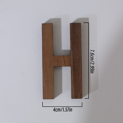 7,6 cm vysoký pixelový štýl, čierne orechové drevo, anglické písmeno, kreatívna abeceda, čísla, domáci bar, káva, svadobná hra, dekorácia v štýle hry