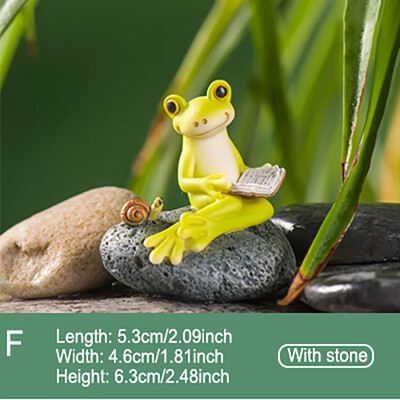 Ζώο Βάτραχος Νεράιδα Προσομοίωση Μίνι Ρητίνη Στολίδι Διακόσμηση Κήπου Μινιατούρα ειδώλια Σπίτι Micro LandscapeTerrarium Craft Gift