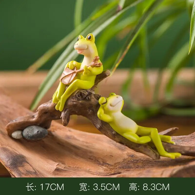 Ζώο Βάτραχος Νεράιδα Προσομοίωση Μίνι Ρητίνη Στολίδι Διακόσμηση Κήπου Μινιατούρα ειδώλια Σπίτι Micro LandscapeTerrarium Craft Gift