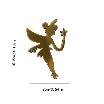 10CM 26 litere englezești aurii alfabet de perete oglindă decorativă 3D litere acrilice decorare murală decorare a casei scrisoare