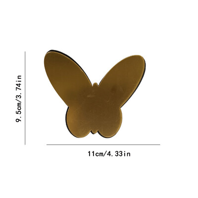 10CM 26 litere englezești aurii alfabet de perete oglindă decorativă 3D litere acrilice decorare murală decorare a casei scrisoare