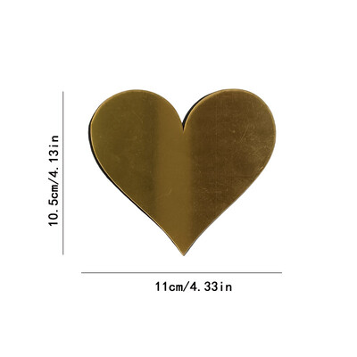 10CM 26 litere englezești aurii alfabet de perete oglindă decorativă 3D litere acrilice decorare murală decorare a casei scrisoare