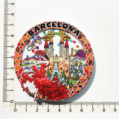 Spanyolország Utazás Ajándéktárgyak Barcelona hűtőmágnesek Sagrada Família Hűtőmatricák Otthoni dekoráció Esküvői Ajándékok Fényképes falmatricák