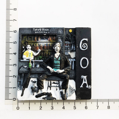 India Goa Utazás Ajándéktárgyak Hűtőmágnesek Otthoni dekoráció Esküvői Születésnapi Ajándékok Fénykép Mágneses fali matricák