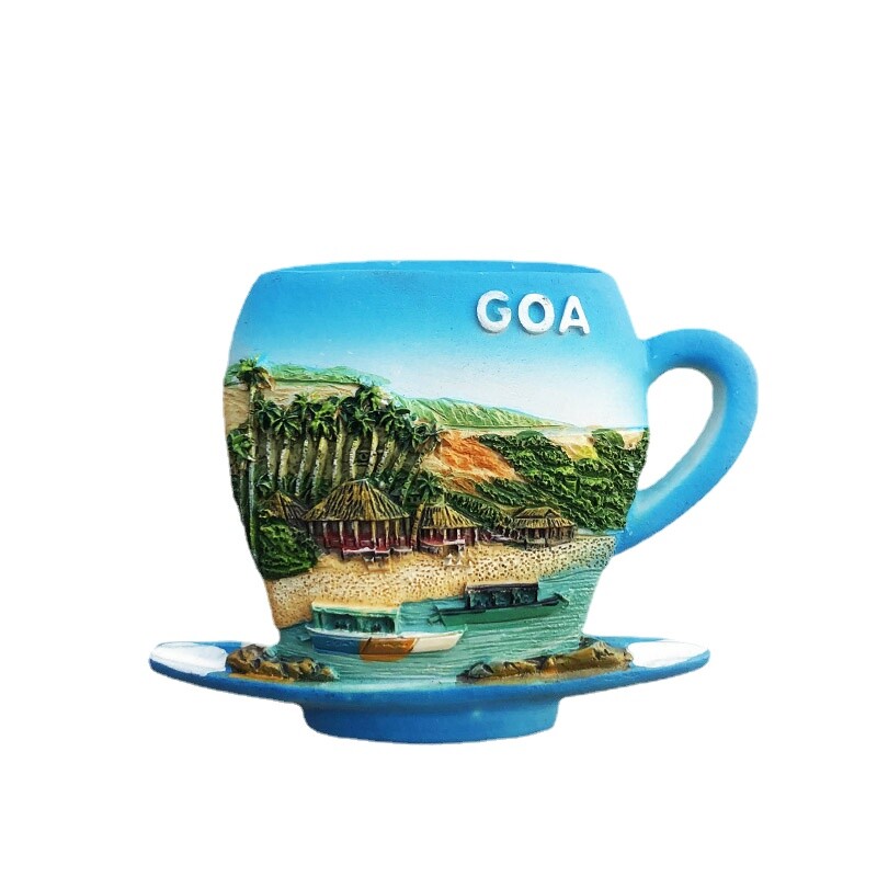 India Goa Utazás Ajándéktárgyak Hűtőmágnesek Otthoni dekoráció Esküvői Születésnapi Ajándékok Fénykép Mágneses fali matricák