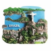Brazílske magnety na chladničku Rio de Janeiro Cestovné suveníry Nálepky na chladničku Vianočné darčeky Fotomagnetické nálepky na stenu
