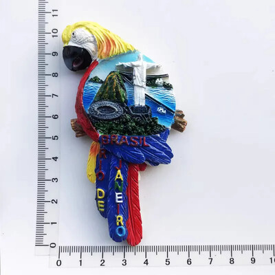Brazílske magnety na chladničku Rio de Janeiro Cestovné suveníry Nálepky na chladničku Vianočné darčeky Fotomagnetické nálepky na stenu