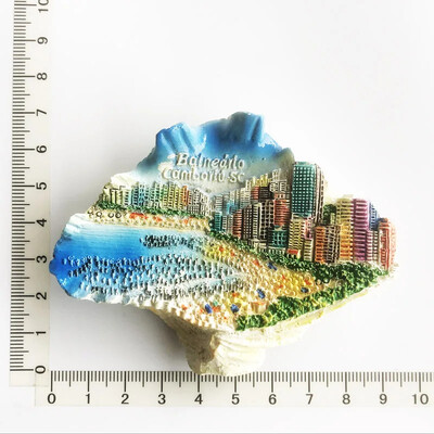 Brazílske magnety na chladničku Rio de Janeiro Cestovné suveníry Nálepky na chladničku Vianočné darčeky Fotomagnetické nálepky na stenu