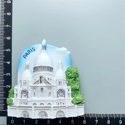France Basilique du Sacré Coeur Магнити за хладилник Paris Saumur Пътуващи сувенири Табло за съобщения Магнитни стикери Сватбени подаръци