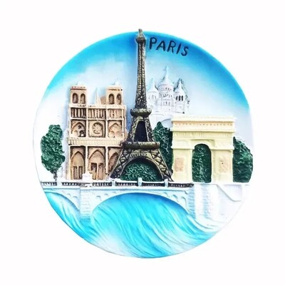 France Basilique du Sacré Coeur Магнити за хладилник Paris Saumur Пътуващи сувенири Табло за съобщения Магнитни стикери Сватбени подаръци