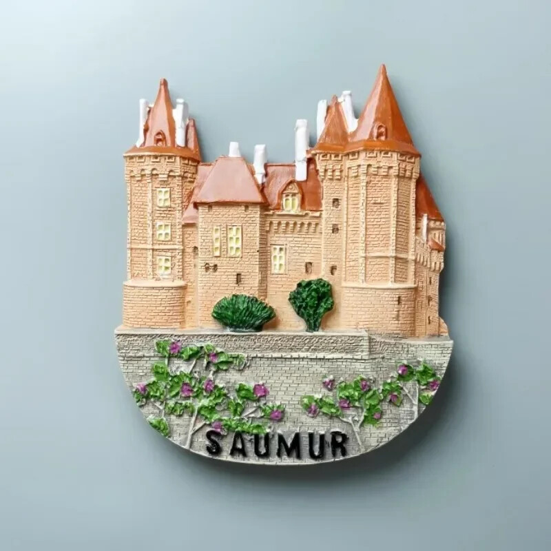 France Basilique du Sacré Coeur Магнити за хладилник Paris Saumur Пътуващи сувенири Табло за съобщения Магнитни стикери Сватбени подаръци