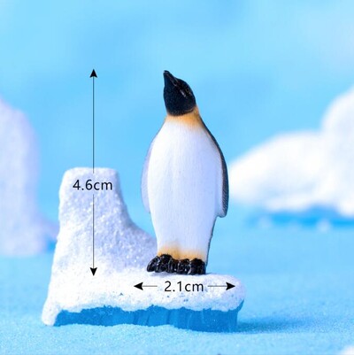 1 ks/3 ks realistické figúrky tučniakov, roztomilý model oceánskych zvierat, figúrky polárnych zvierat na veľkonočnú tortu, vianočný darček k narodeninám