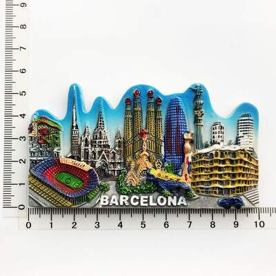 Хладилници Магнити Европейски Италия Творчески сувенири Декорация Магнитен Испания Стикер с магнит за хладилник Декорация на дома