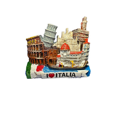 Autocolant pentru frigider din rășină Washington SUA Germania Castelul Neuschwanstein Franța Italia Gugu Bell Autocolant magnetic pentru frigider