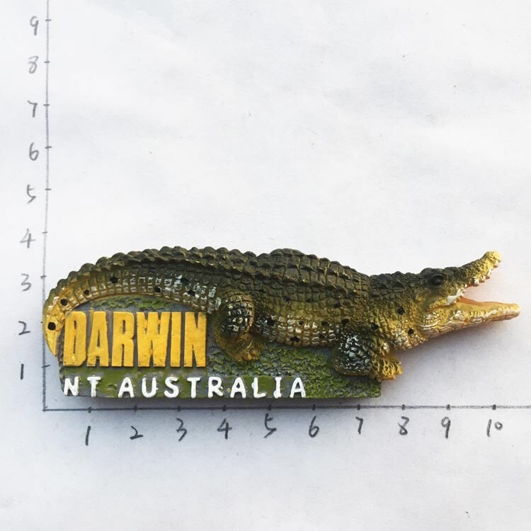Magnet na chladničku s motívom Austrálie, suvenír, Melbourne, Sydney, Perth, Gold Coast City, kultúrna krajina, remeselné magnetické nálepky, bytové dekorácie