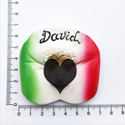 Európa Olaszország Dávid 3D hűtőmágnesek turisztikai emléktárgyak hűtőszekrény mágneses matrica gyűjtemény kézműves ajándék