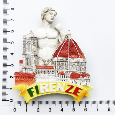 Európa Olaszország Dávid 3D hűtőmágnesek turisztikai emléktárgyak hűtőszekrény mágneses matrica gyűjtemény kézműves ajándék