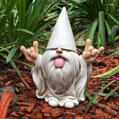 1 ks Vonkajšie hojdacie kreslo Gnome Záhradná socha Paródia na pastoračnú živicovú dekoráciu Dizajn Dekoratívna ornament