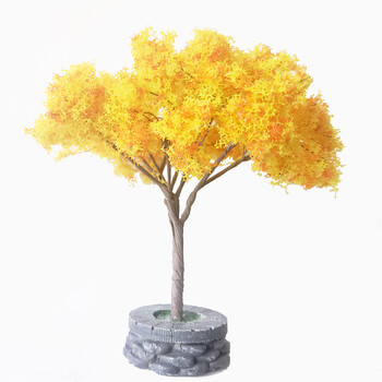 Προσομοίωση 12cm Ζυγαριά μοντέλου Cherry Blossom Tree Tree Japanstyle με βάση Μοντέλο Υλικό Διάταξη τρένου Διακόσμηση κουκλόσπιτου