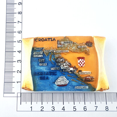 Ευρώπη Κροατία Ψυγείο Μαγνήτης Τουριστικά αναμνηστικά Ψυγείο Μαγνητικά αυτοκόλλητα Ταξιδιωτική συλλογή Δώρο