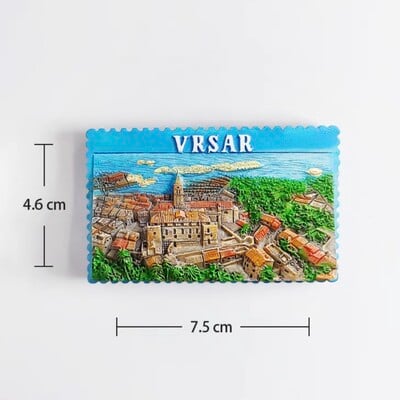 Ευρώπη Κροατία Ψυγείο Μαγνήτης Τουριστικά αναμνηστικά Ψυγείο Μαγνητικά αυτοκόλλητα Ταξιδιωτική συλλογή Δώρο