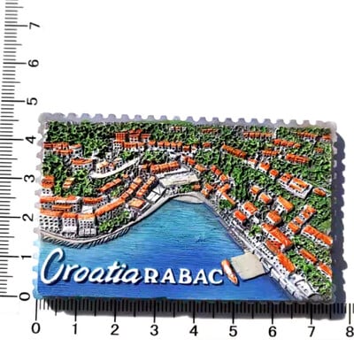 Ευρώπη Κροατία Ψυγείο Μαγνήτης Τουριστικά αναμνηστικά Ψυγείο Μαγνητικά αυτοκόλλητα Ταξιδιωτική συλλογή Δώρο