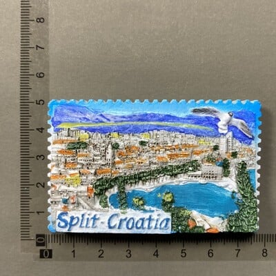 Ευρώπη Κροατία Ψυγείο Μαγνήτης Τουριστικά αναμνηστικά Ψυγείο Μαγνητικά αυτοκόλλητα Ταξιδιωτική συλλογή Δώρο
