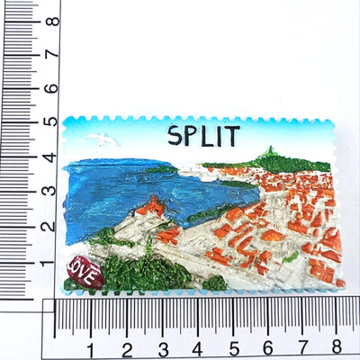 Ευρώπη Κροατία Ψυγείο Μαγνήτης Τουριστικά αναμνηστικά Ψυγείο Μαγνητικά αυτοκόλλητα Ταξιδιωτική συλλογή Δώρο