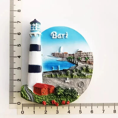 Taliansko Magnety na chladničku Vieste Matera Bari Tropea Peschici Alberobello Suveníry na cestách Darčeky Nálepky na chladničku