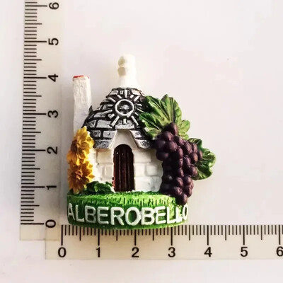 Taliansko Magnety na chladničku Vieste Matera Bari Tropea Peschici Alberobello Suveníry na cestách Darčeky Nálepky na chladničku