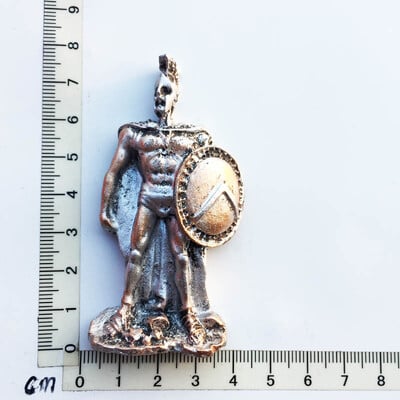 Erou mitologic grecesc Statuia lui Ahile Războinic blindat Magneți pentru frigider 3D Suveniruri turistice Autocolante magnetice pentru frigider