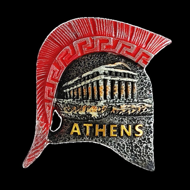 Erou mitologic grecesc Statuia lui Ahile Războinic blindat Magneți pentru frigider 3D Suveniruri turistice Autocolante magnetice pentru frigider