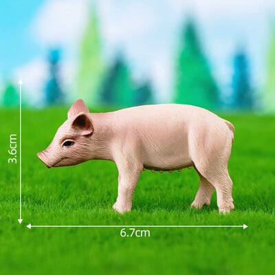 Figurák Miniatűrök Szimulált Farm Sertés Juh Állatok Mikro Táj díszek Otthoni dekorációhoz Dekoráció Szobakiegészítőkhöz