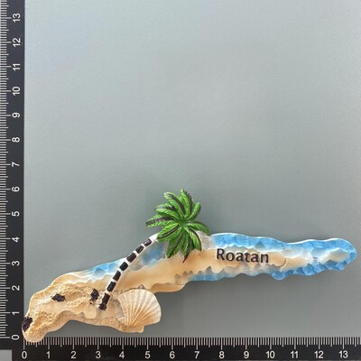 Severná Amerika Honduras Roatan 3D magnety na chladničku Turistický suvenír Magnetické nálepky na chladničku Kolekcia remeselných darčekov