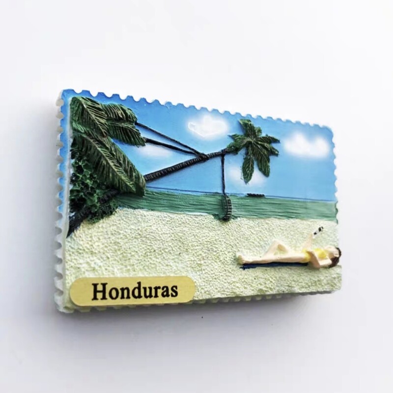 Severná Amerika Honduras Roatan 3D magnety na chladničku Turistický suvenír Magnetické nálepky na chladničku Kolekcia remeselných darčekov