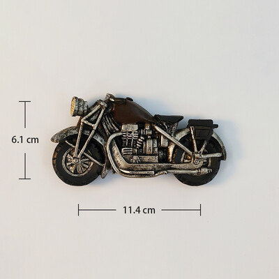 Amerika, Harley motorkerékpár, 3D sztereoszkópikus, turisztikai ajándéktárgyak, műgyanta festés, otthon dekoráció, kollekció, hűtőmágnesek