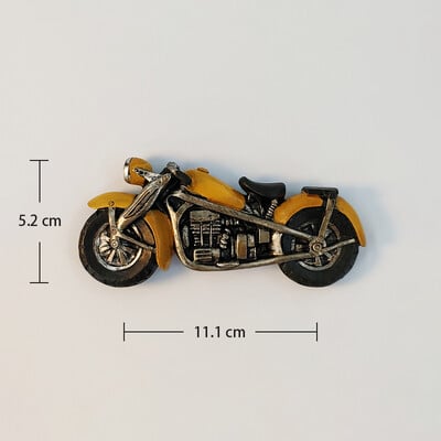 Amerika, Harley motorkerékpár, 3D sztereoszkópikus, turisztikai ajándéktárgyak, műgyanta festés, otthon dekoráció, kollekció, hűtőmágnesek