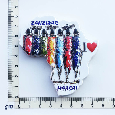 Magneți pentru frigider Tanzania Suveniruri de călătorie din Zanzibar Autocolante pentru frigider pentru nuntă Cadouri de Crăciun Fotocolante de perete