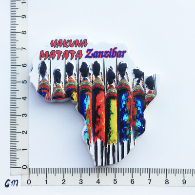 Magneți pentru frigider Tanzania Suveniruri de călătorie din Zanzibar Autocolante pentru frigider pentru nuntă Cadouri de Crăciun Fotocolante de perete